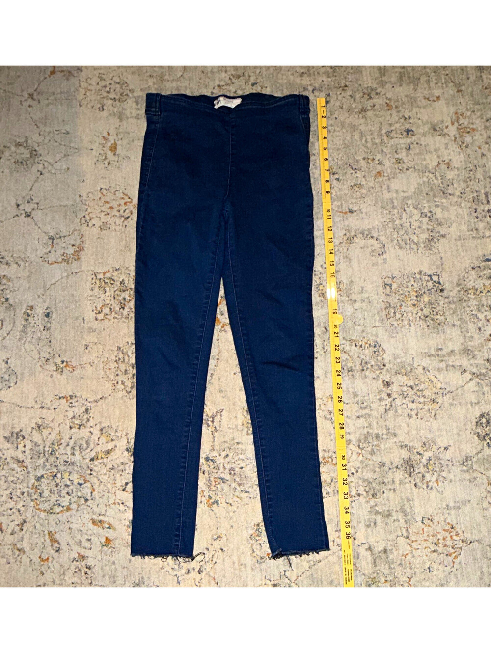 Free People Women’s Skinny Jeans Dark Wash Blue Denim Cotton Stretch 26 A225